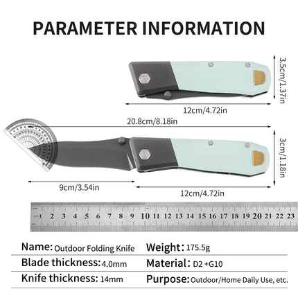 ED2502g10 FORTIS folding knife,unique design for durable EDC/HUNTING/CAMPING/FISHING use.
