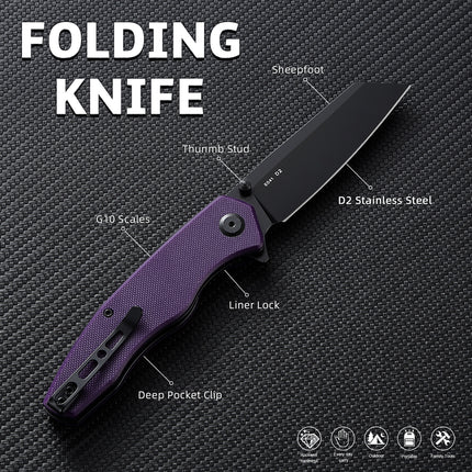 EMHTiii-041 Pocket Knife FOLDING,various colors available