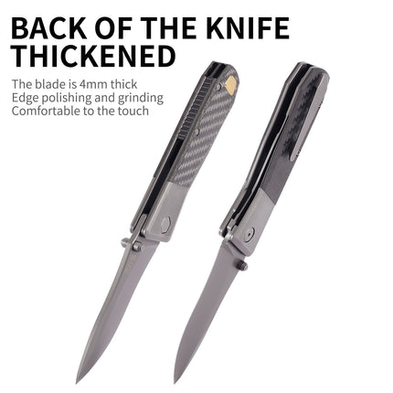 ED2502cf FORTIS folding knife,unique design for durable EDC/HUNTING/CAMPING/FISHING use.