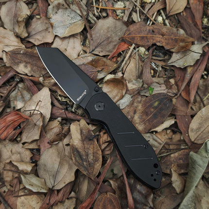 Reverse Tanto Pocket Folding Knife - 3.14 D2 Steel Blade, EDC Tactical Camping Knives, E034