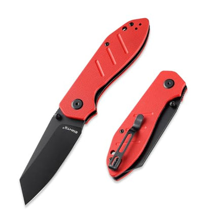 Reverse Tanto Pocket Folding Knife - 3.14 D2 Steel Blade, EDC Tactical Camping Knives, E034
